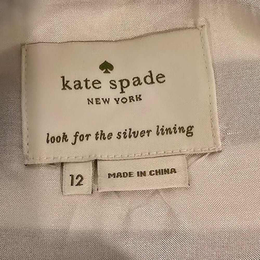Kate spade blue and white stripes box pleat dress - Picture 3 of 4